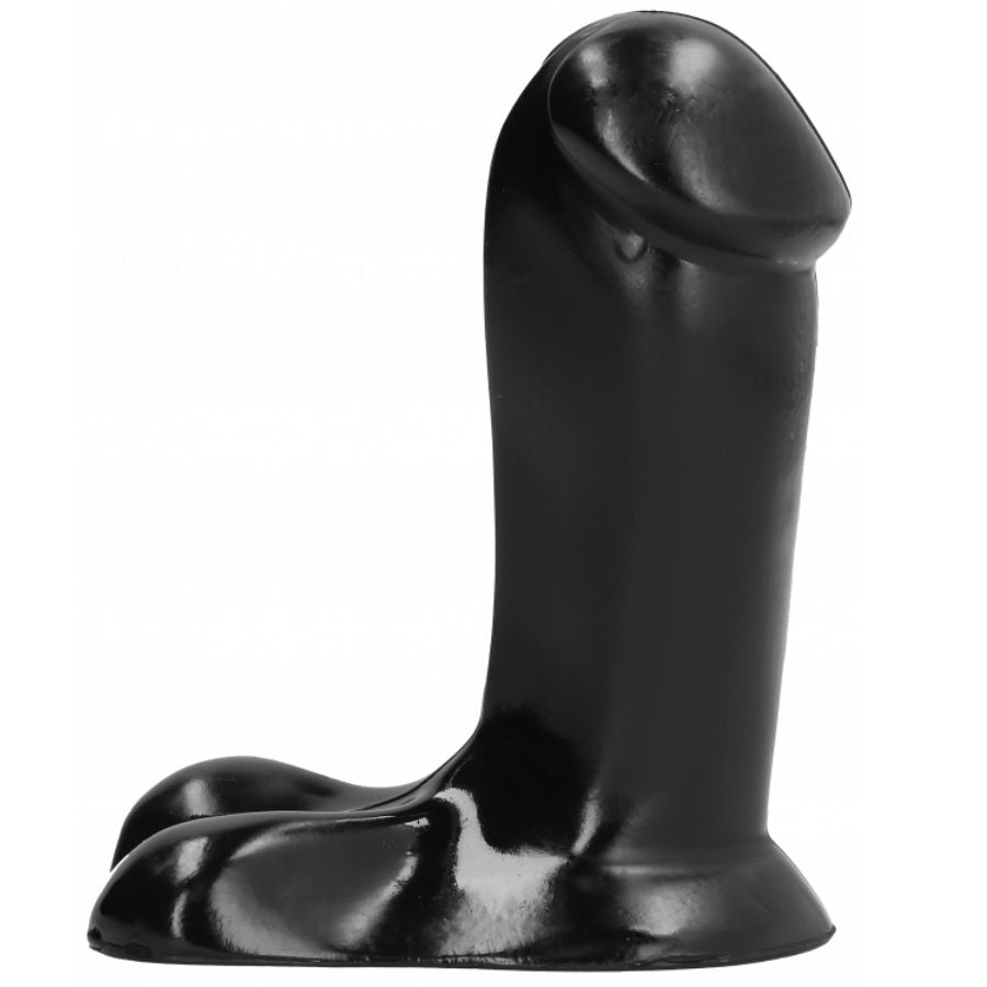 GANZ SCHWARZ - REALISTISCHER DILDO 14 CM