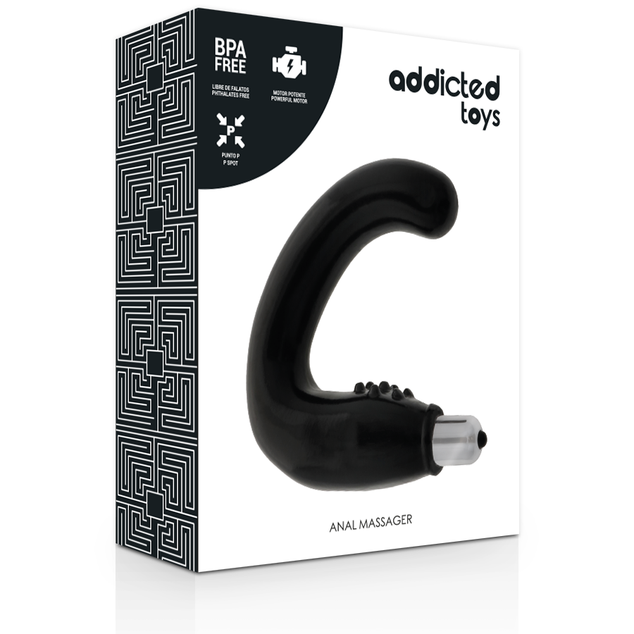 ADDICTED TOYS - SCHWARZER ANALMASSAGER