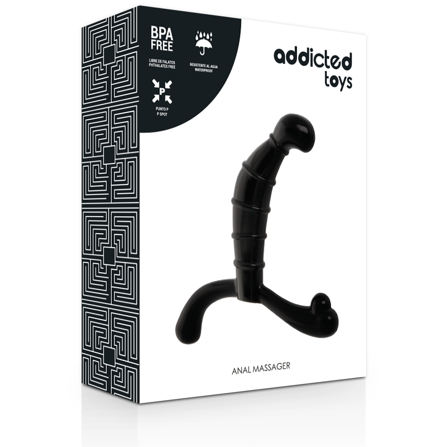 ADDICTED TOYS - SCHWARZES ANALE PROSTATA-VERGNÜGEN