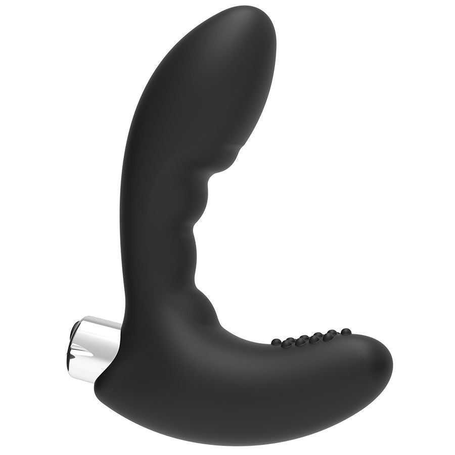 ADDICTED TOYS - WIEDERAUFLADBARER PROSTATA-VIBRATOR MODELL 4 - SCHWARZ
