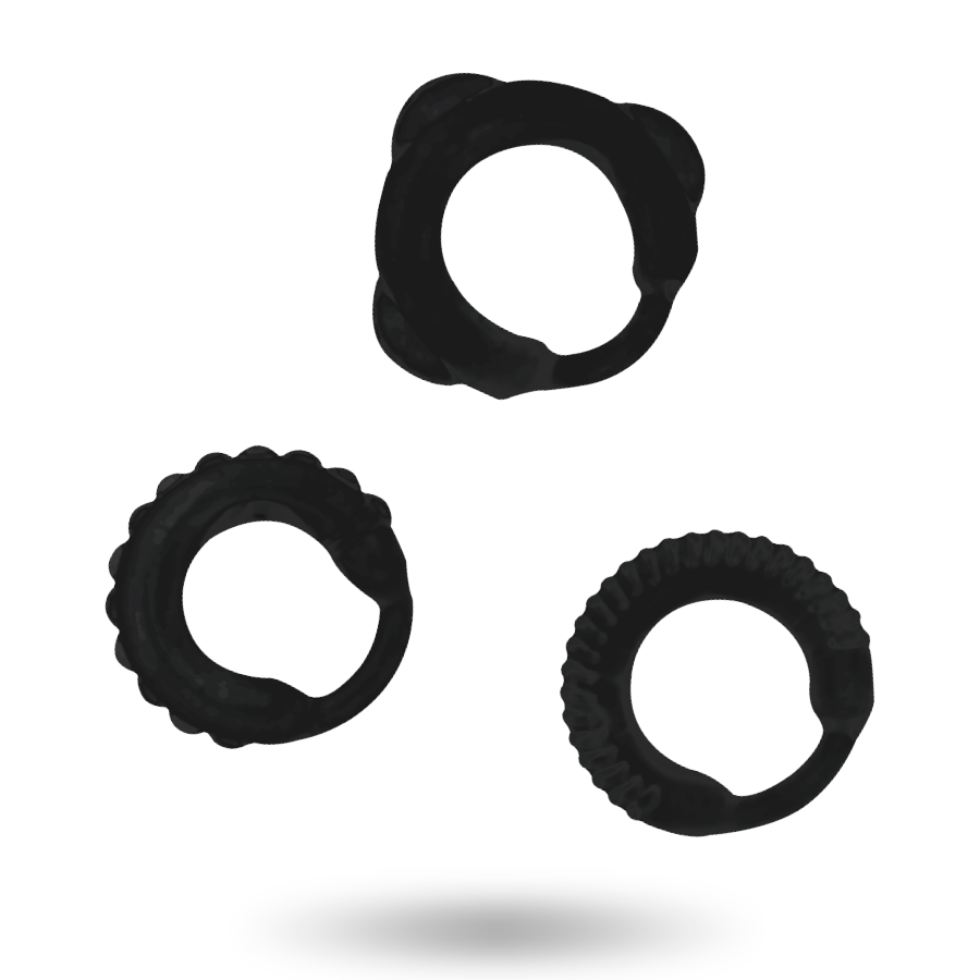ADDICTED TOYS - SCHWARZES C-RING-SET