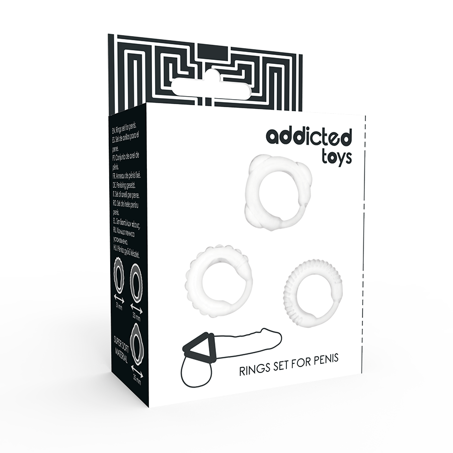 ADDICTED TOYS - TRANSPARENTES C-RING-SET