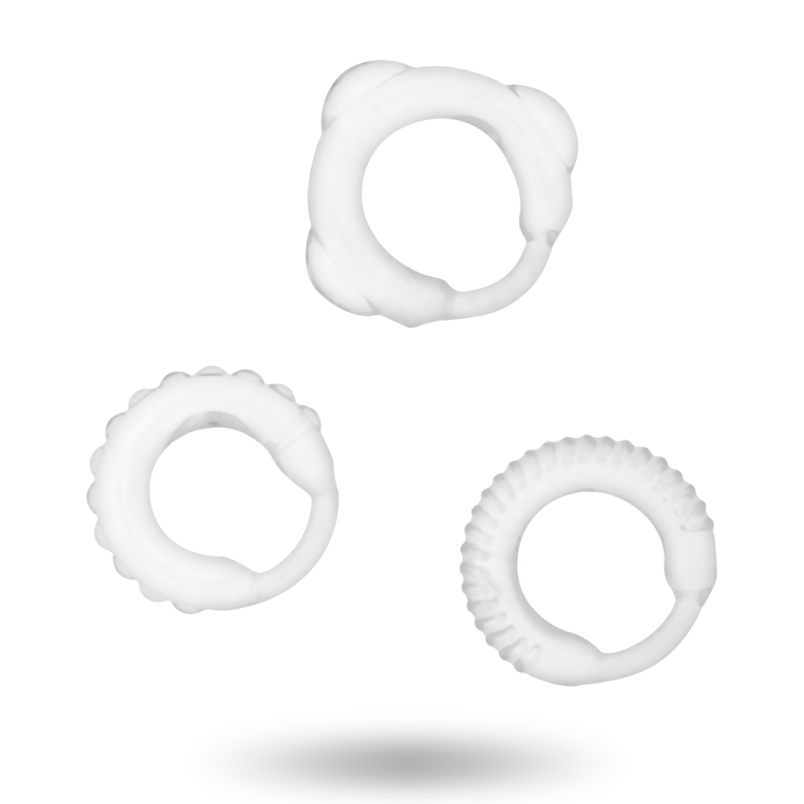ADDICTED TOYS - TRANSPARENTES C-RING-SET