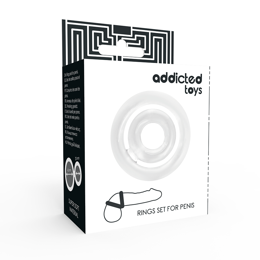 ADDICTED TOYS - POTENZ - KLARER C-RING-PENIS