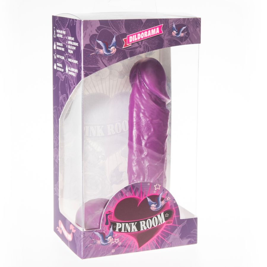 PINK ROOM - AMADEO LILA REALISTISCHER DILDO 15,5 CM