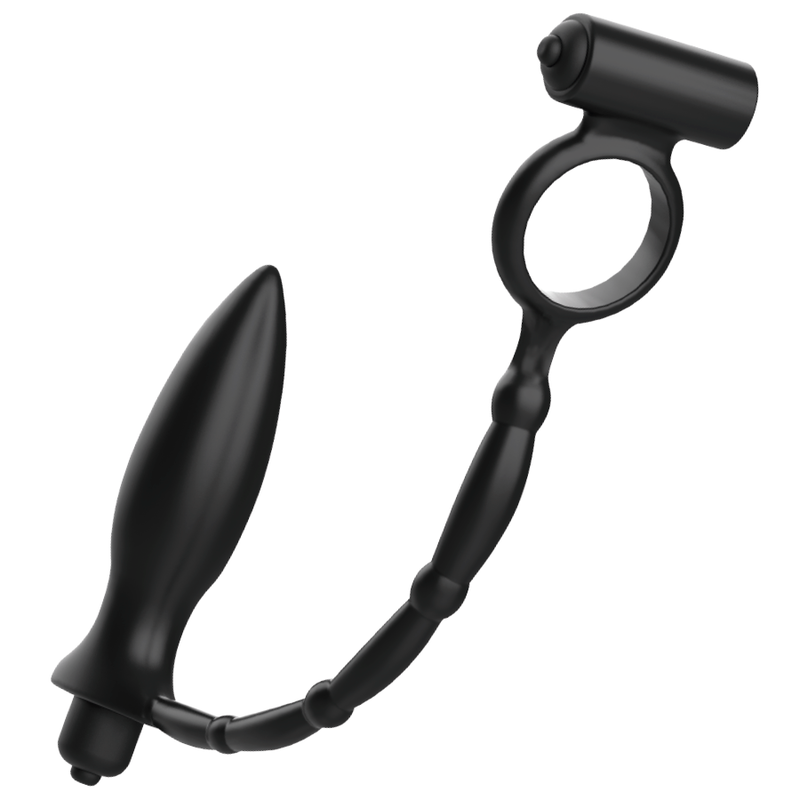 ADDICTED TOYS - ANALPLUG MIT VIBRIERENDEM RING