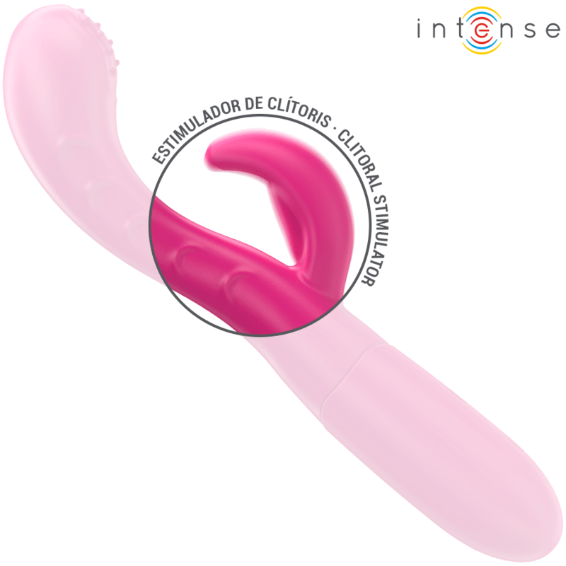 INTENSE - AMARA VIBRATEUR AVEC LANGUE STIMULANTE 10 VIBRATIONS ROSE - Jouez Plaisir