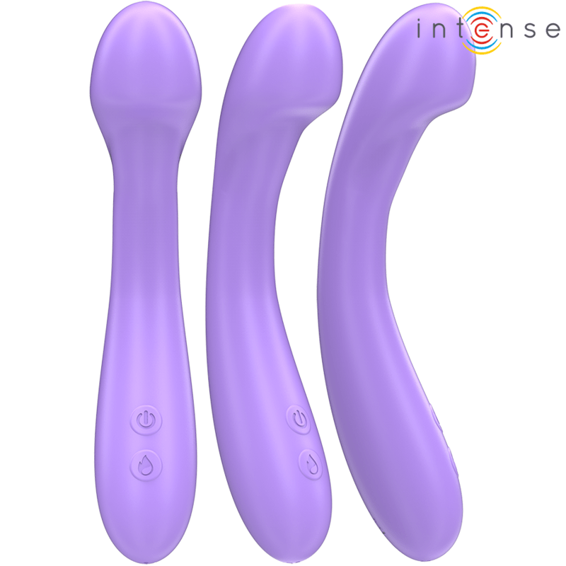 INTENSE - BECKY VIBRATEUR 19 CM CHAUFFANT 7 VIBRATIONS VIOLET - Jouez Plaisir
