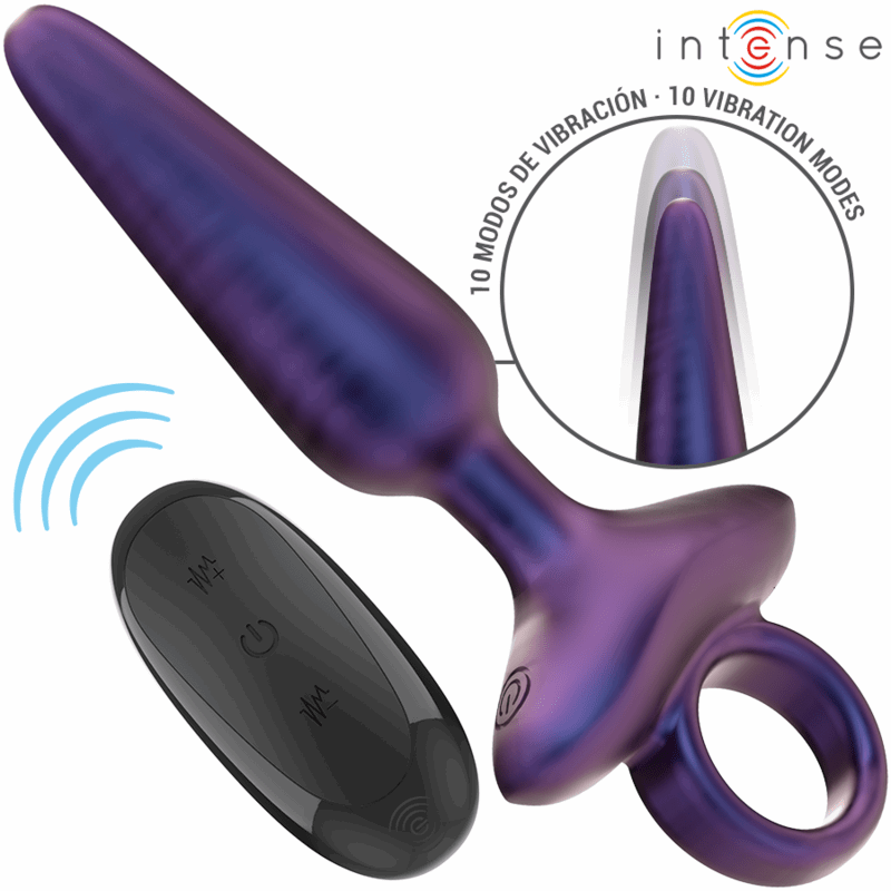 INTENSE - MARLON PLUG ANAL VIBRANT MODÈLE 4 TÉLÉCOMMANDE - Jouez Plaisir
