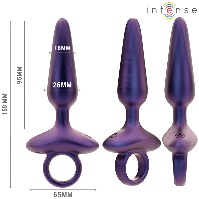 INTENSE - MARLON PLUG ANAL VIBRANT MODÈLE 4 TÉLÉCOMMANDE - Jouez Plaisir