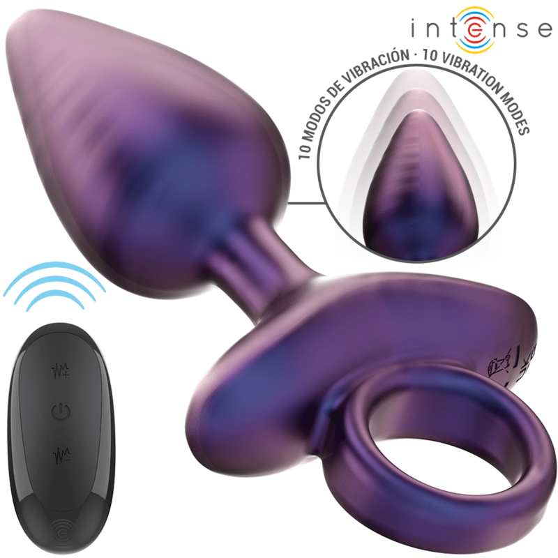 INTENSE - MICHAEL PLUG ANAL VIBRANT MODÈLE 2 TÉLÉCOMMANDE - Jouez Plaisir