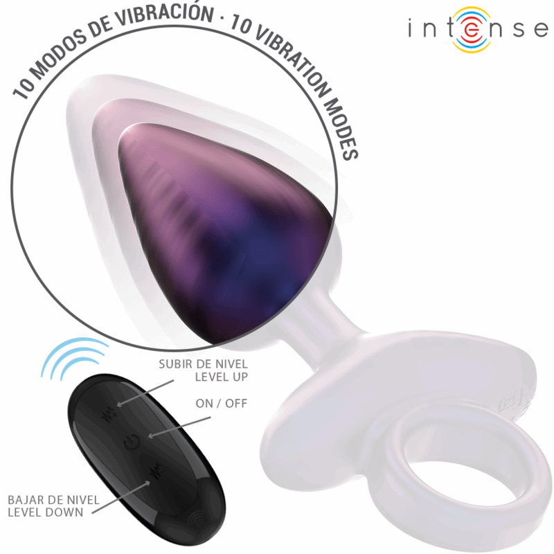 INTENSE - MICHAEL PLUG ANAL VIBRANT MODÈLE 2 TÉLÉCOMMANDE - Jouez Plaisir