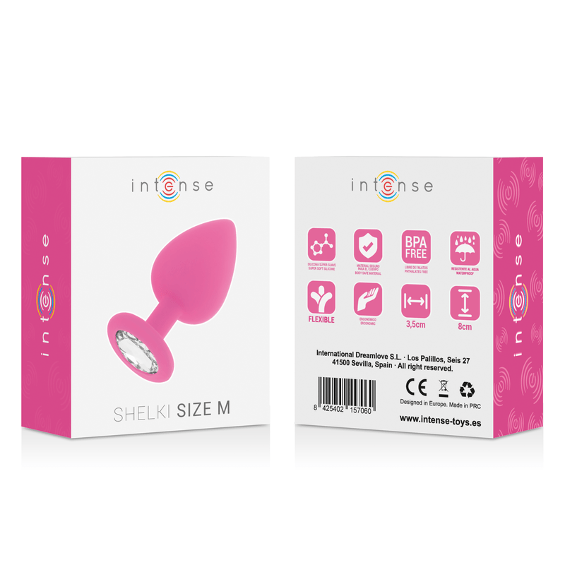 INTENSE - PLUG ANAL SHELKI M FUCHSIA - Jouez Plaisir