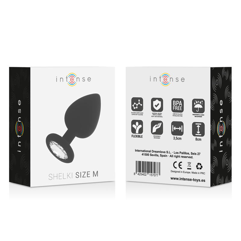 INTENSE - PLUG ANAL SHELKI M NOIR - Jouez Plaisir