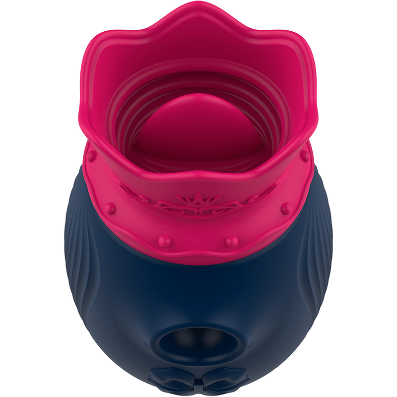 INTENSE - STIMULATEUR CLIT 10 FRÉQUENCES DE LÉCHAGE ET DASPIRATION - BLEU - Jouez Plaisir