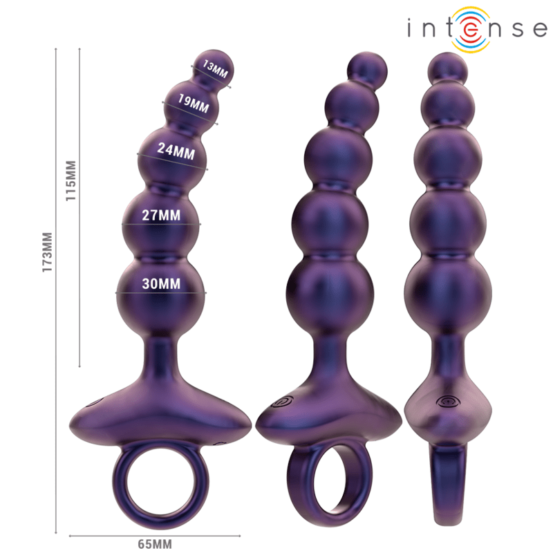 INTENSE - TITO PLUG ANAL VIBRANT MODÈLE 3 TÉLÉCOMMANDE - Jouez Plaisir