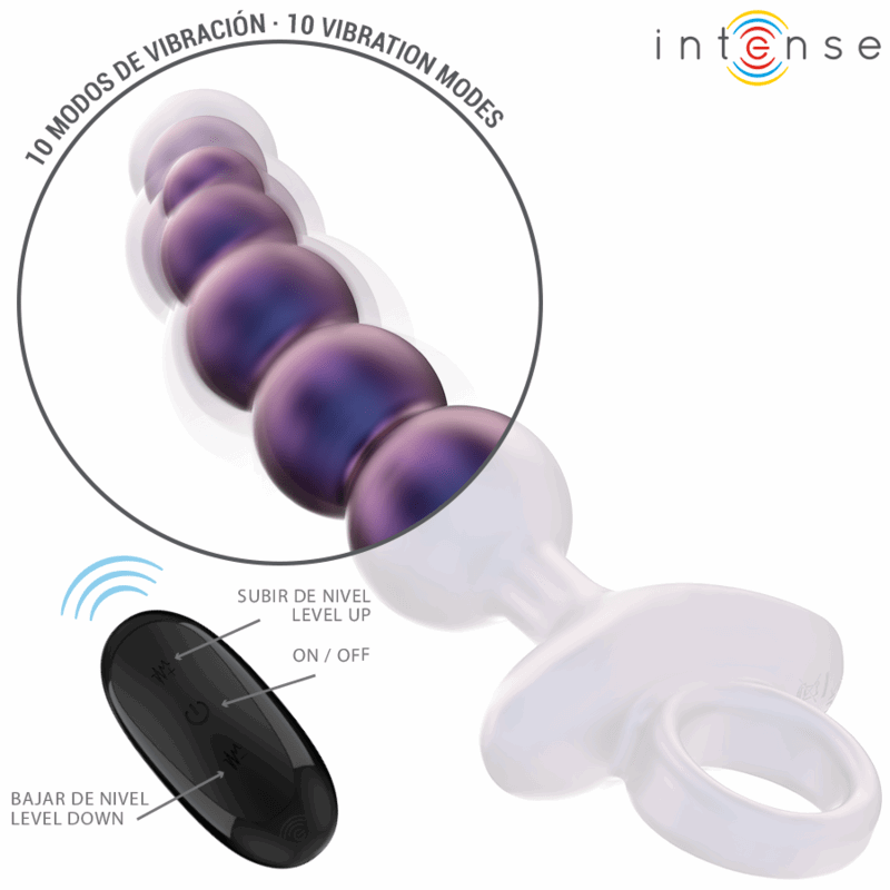 INTENSE - TITO PLUG ANAL VIBRANT MODÈLE 3 TÉLÉCOMMANDE - Jouez Plaisir