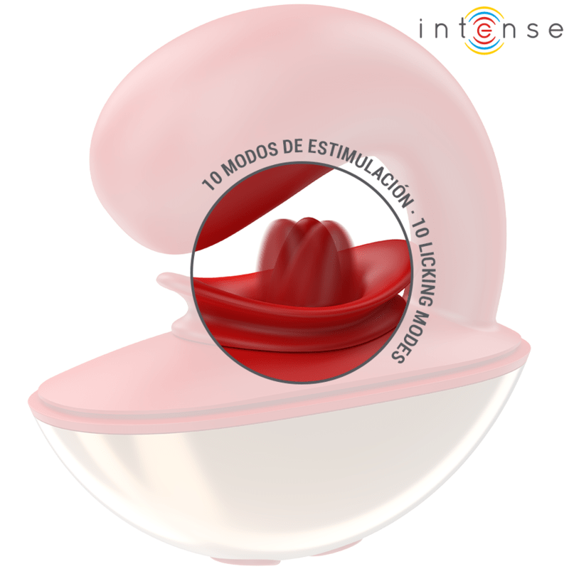 INTENSE - VIBRATEUR & STIMULATEUR MARIAH EN FORME DE U 10 VIBRATIONS ROUGE - Jouez Plaisir