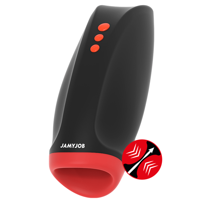 JAMYJOB - MASTURBATEUR NOVAX AVEC VIBRATION ET COMPRESSION - Jouez Plaisir