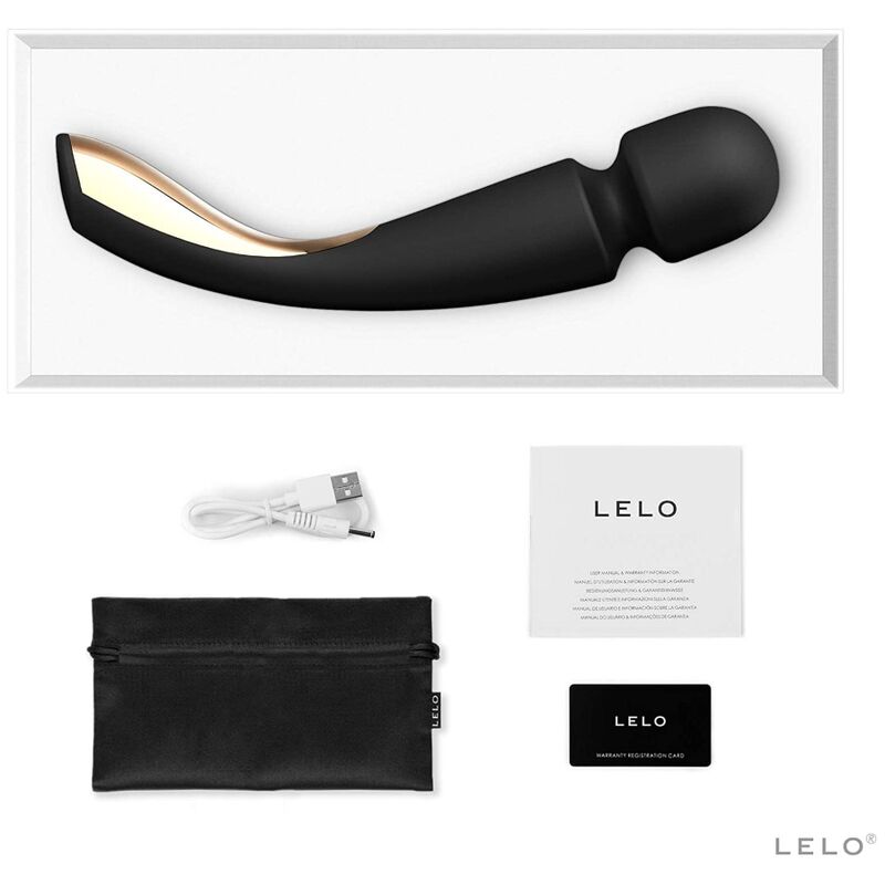LELO - MASSEUR SMART MEDIUM WAND 2 NOIR - Jouez Plaisir