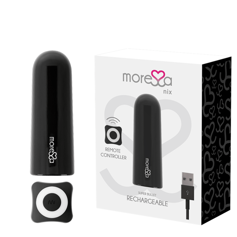 MORESSA - NIX VIBRATEUR TÉLÉCOMMANDE NOIR - Jouez Plaisir