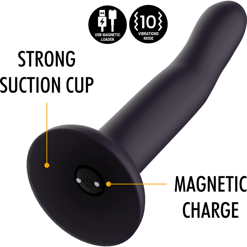 MYTHOLOGY DUMAN MYSTIC DILDO S - VIBRATEUR WATCHME TECHNOLOGIE SANS FIL COMPATIBLE - Jouez Plaisir