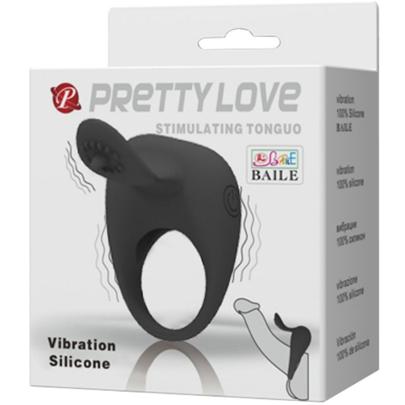 PRETTY LOVE - ANNEAU VIBRANT AVEC LANGUE - Jouez Plaisir