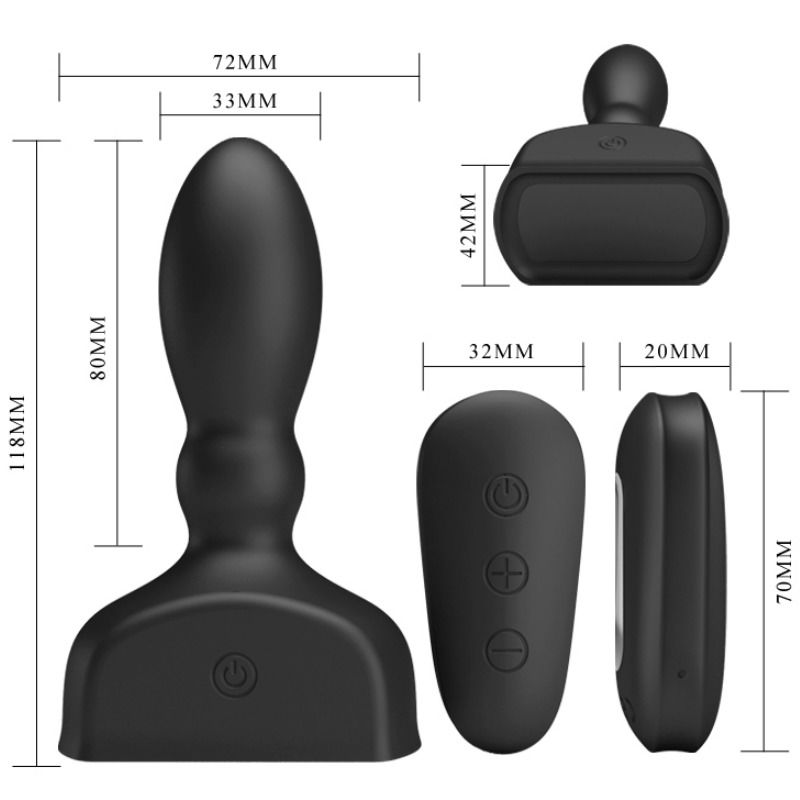 PRETTY LOVE - MARRIEL VIBRATEUR PROSTATIQUE ET GONFLABLE - Jouez Plaisir
