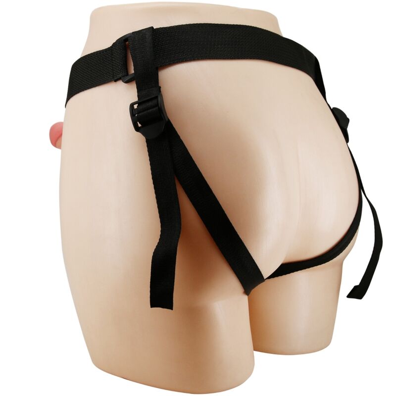 PRETTY LOVE - MAVIS HARNAIS CULOTTE UNIVERSELLE AVEC GODE 19 CM NATUREL - Jouez Plaisir