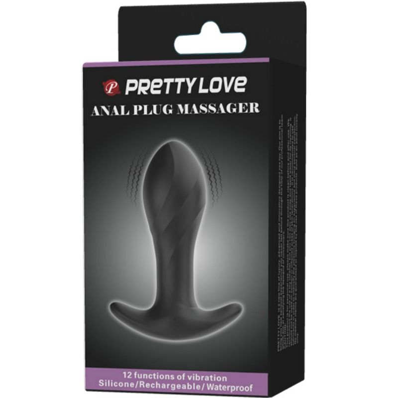 PRETTY LOVE - VIBRATEUR ANAL NOIR - Jouez Plaisir