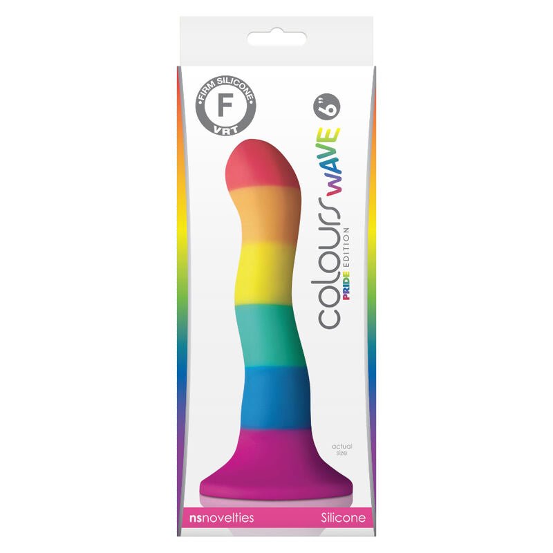 PRIDE - GODE DRAPEAU LGBT VAGUE 17 CM - Jouez Plaisir