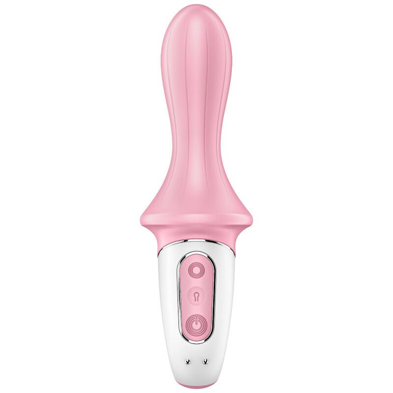 SATISFYER - AIR PUMP BOOTY 5+ VIBRATEUR ANAL GONFLABLE ROSE - Jouez Plaisir