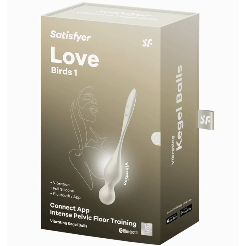 SATISFYER - BALLES VIBRANTES DE KEGEL LOVE BIRDS BLANCHES - Jouez Plaisir