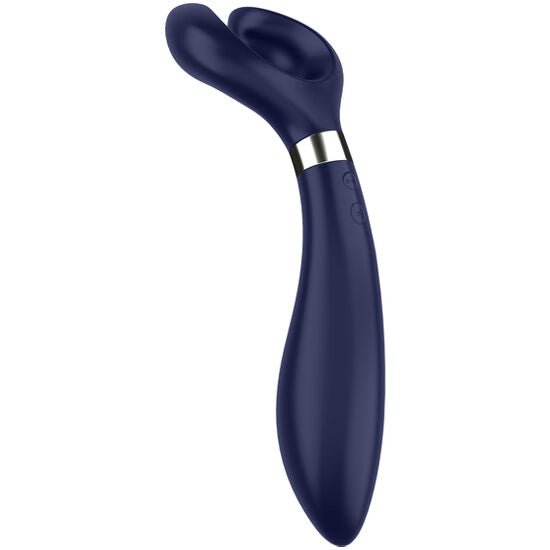 SATISFYER - ENDLESS FUN MULTI VIBRATEUR 3 BLEU - Jouez Plaisir