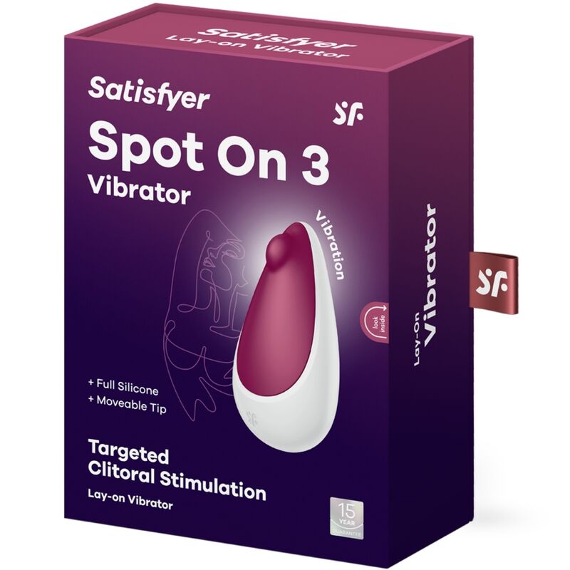 SATISFYER - SPOT ON 3 STIMULATEUR CLITORAL BAIES - Jouez Plaisir