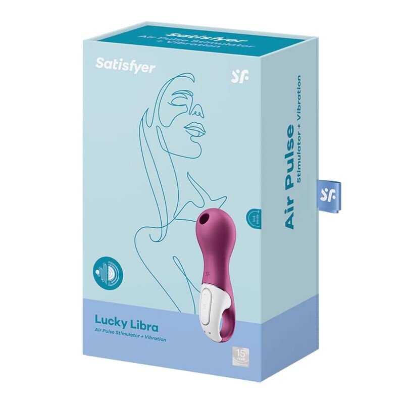 SATISFYER - STIMULATEUR ET VIBRATEUR LUCKY LIBRA - Jouez Plaisir