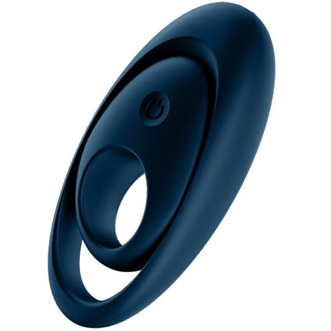 SATISFYER - VIBRATEUR ANNEAU GLORIOUS DUO BLEU - Jouez Plaisir