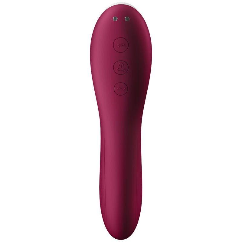 SATISFYER - VIBRATEUR IMPULSIONS AIR DUAL CRUSH - Jouez Plaisir