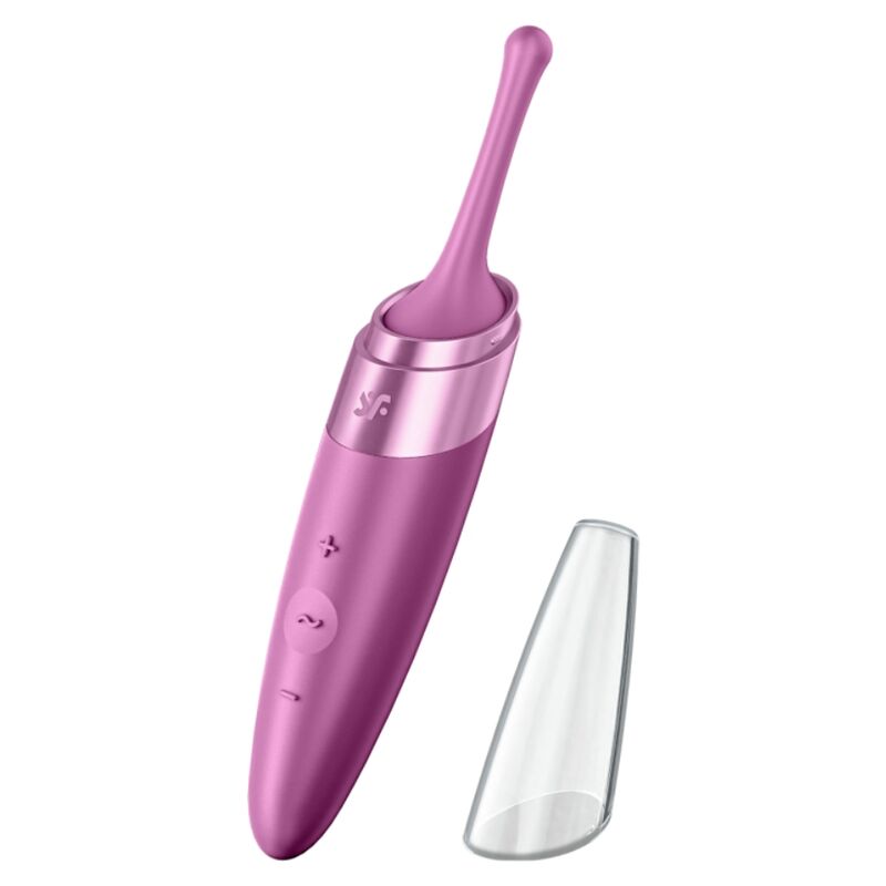 SATISFYER - VIBRATEUR POINTE DE CLIT TWIRLING DELIGHT VIOLET - Jouez Plaisir