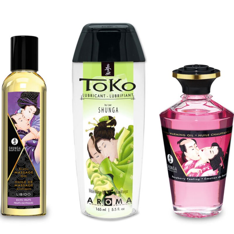 SHUNGA - KIT COLLECTION BAISERS FRUITÉS - Jouez Plaisir