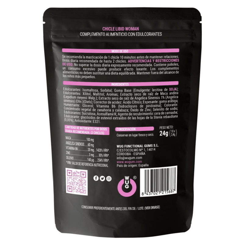 WUG SEX SENSE - LIBID WOMEN ENHANCER 10 UNITS - Jouez Plaisir