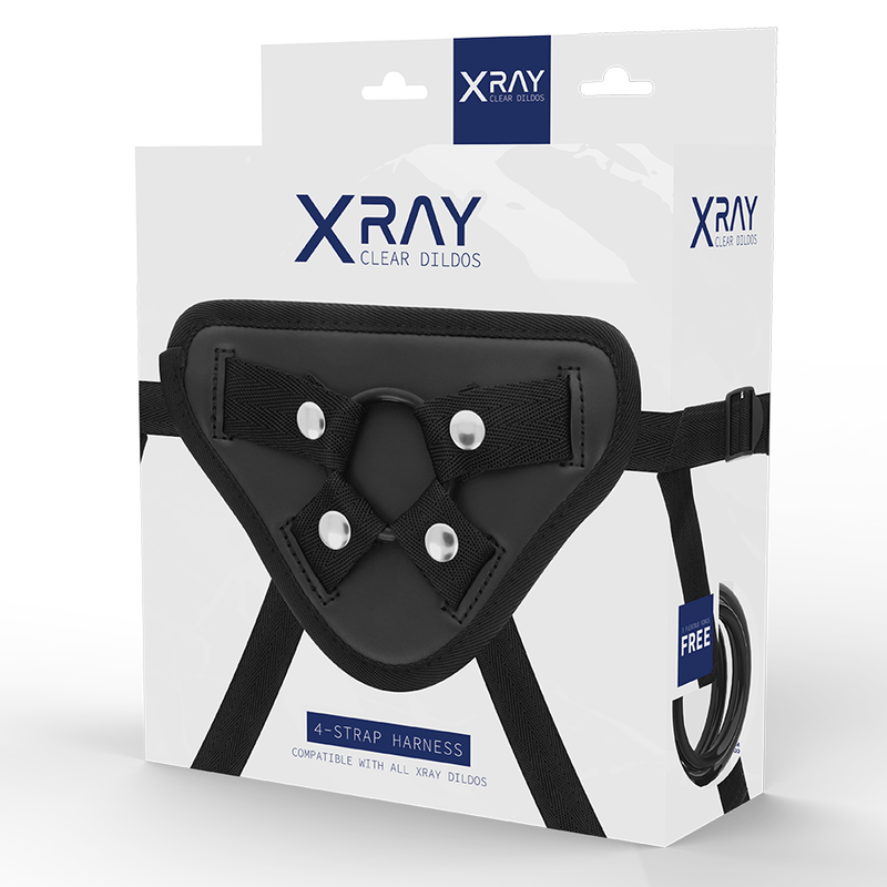 X RAY - HARNAIS RADIO AVEC ANNEAUX EN SILICONE - Jouez Plaisir